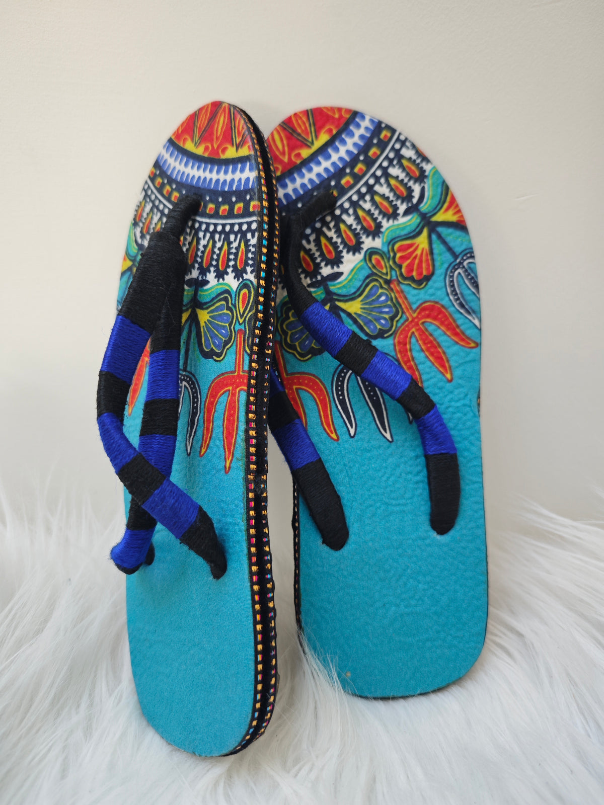 Sandales Artisanales - Pointure 37 -Light Blue