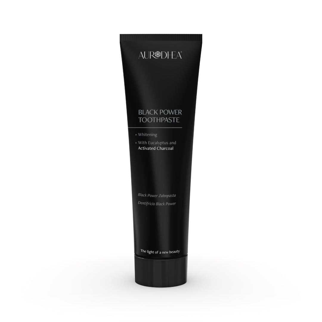 Dentifrice Black Power au charbon actif - Enrichi en huile essentielle d’Eucalyptus