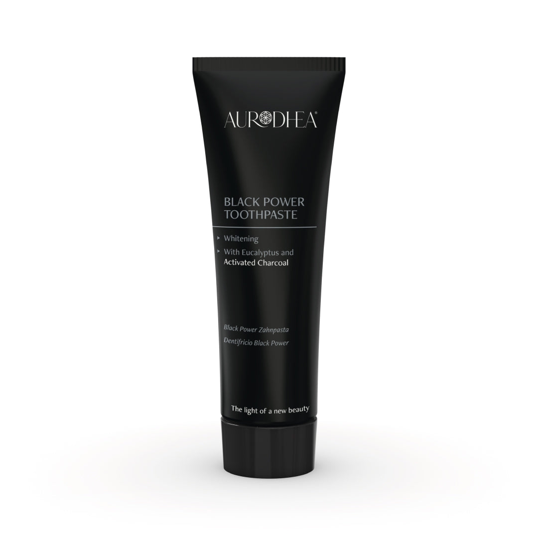 Dentifrice Black Power au charbon actif - Enrichi en huile essentielle d’Eucalyptus