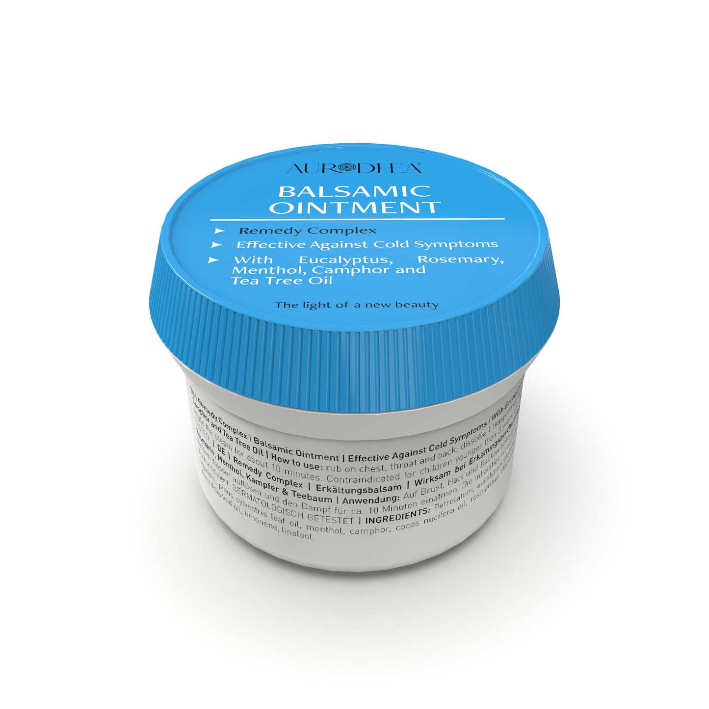 Pommade balsamique - 50 ml - Enrichie en Eucalyptus, Romarin, Menthol , Camphre et Tea Tree