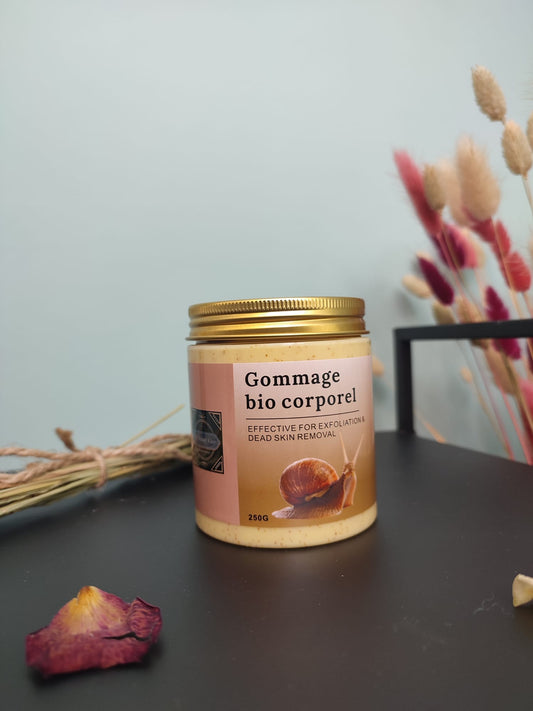 Gommage bio corporel à la bave d'escargot