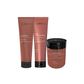 gamme capillaire complète à l'huile d'argan pour démêler et revitaliser vos cheveux. shampoing doux masque intensif après-shampoing démêlant facilite le coiffage et restaure brillance et souplesse