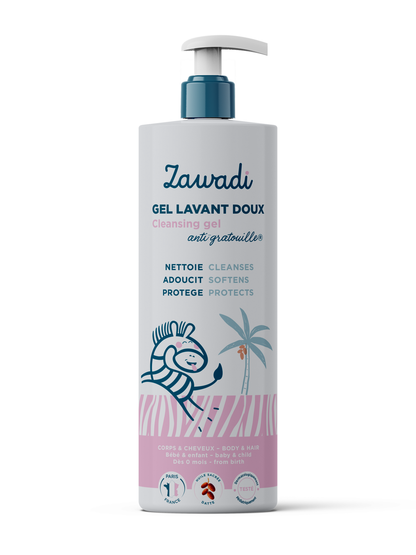 Zawadi Kinderdouchegel voor lichaam en haar - 500 ml 