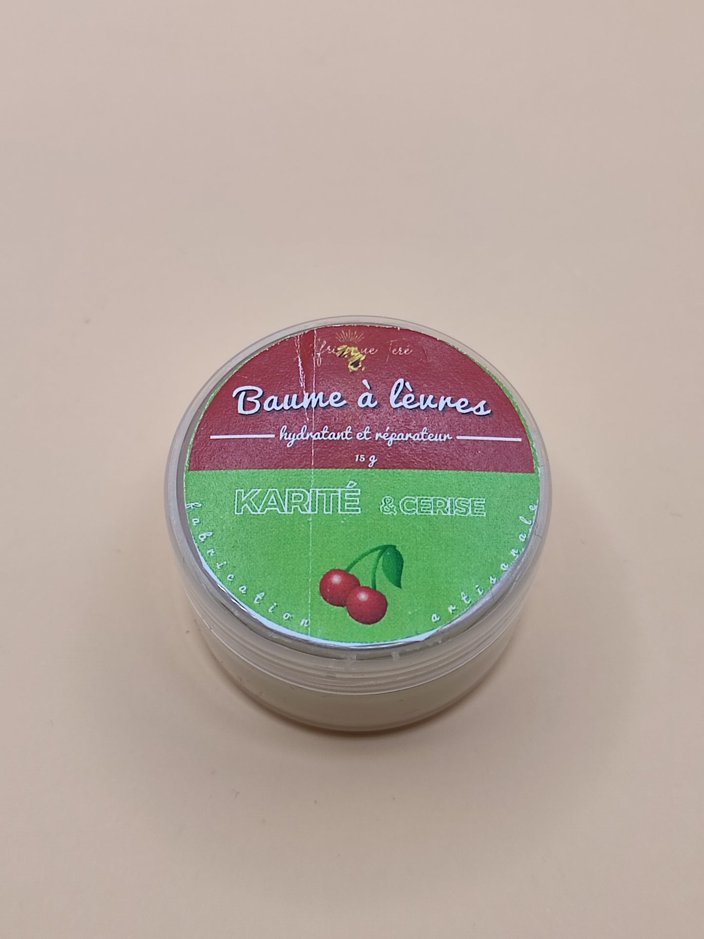 Baume à lèvres - Karité + Cerise - 30 g