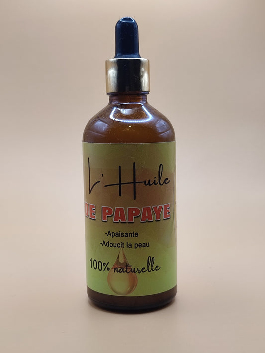 Huile végétale de papaye 100 ml