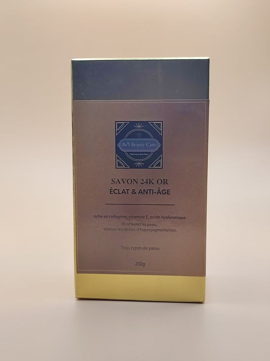 Savon 24 karat d'or éclat et anti-âge