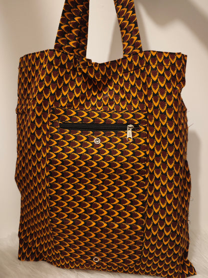 Tote Bag en Wax - Star