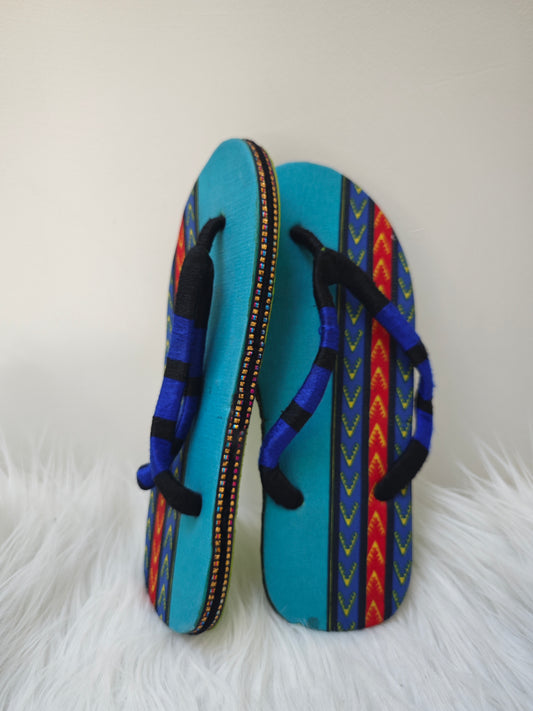 Sandales Artisanales - Pointure 37 - Blue