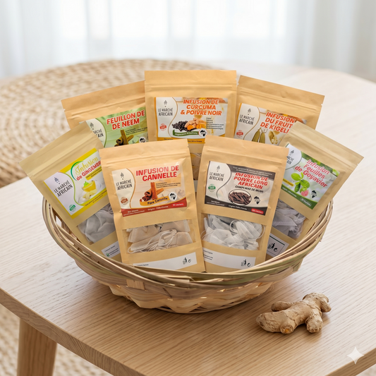 infusion de cannelle infusion de poivre long infusion de gingembre infusion de neem infusion de curcuma et poivre noir infusion de kigelia infusion des feuilles de goyavier