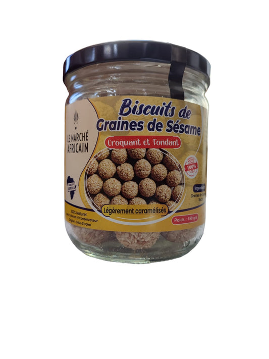 Biscuits de graines de sésame en boules - 150 g