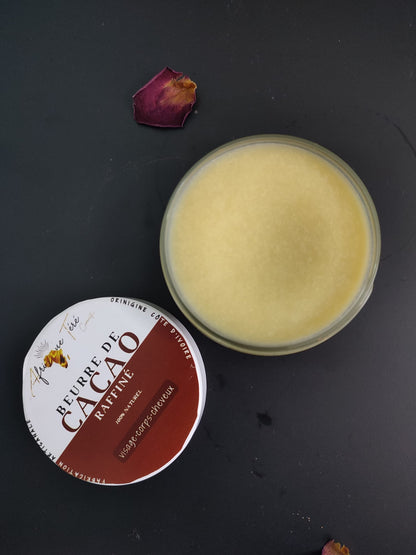beurre de cacao pur mon panier afro 100g corps et cheveux
