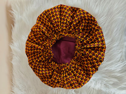 bonnet de nuit pour cheveux, préserve la fibre capillaire de la casse et chute de cheveux pièce unique mon panier afro