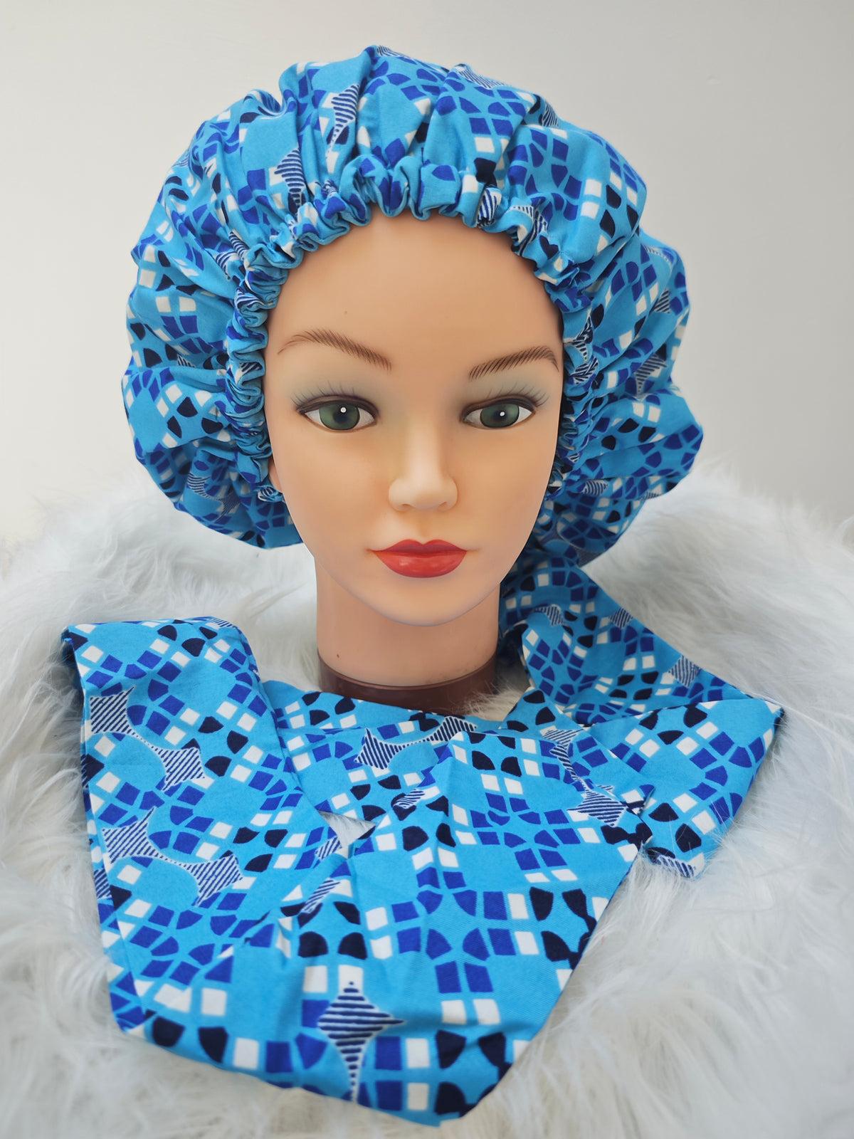 bonnet de nuit pour cheveux, préserve la fibre capillaire de la casse et chute de cheveux mon panier afro