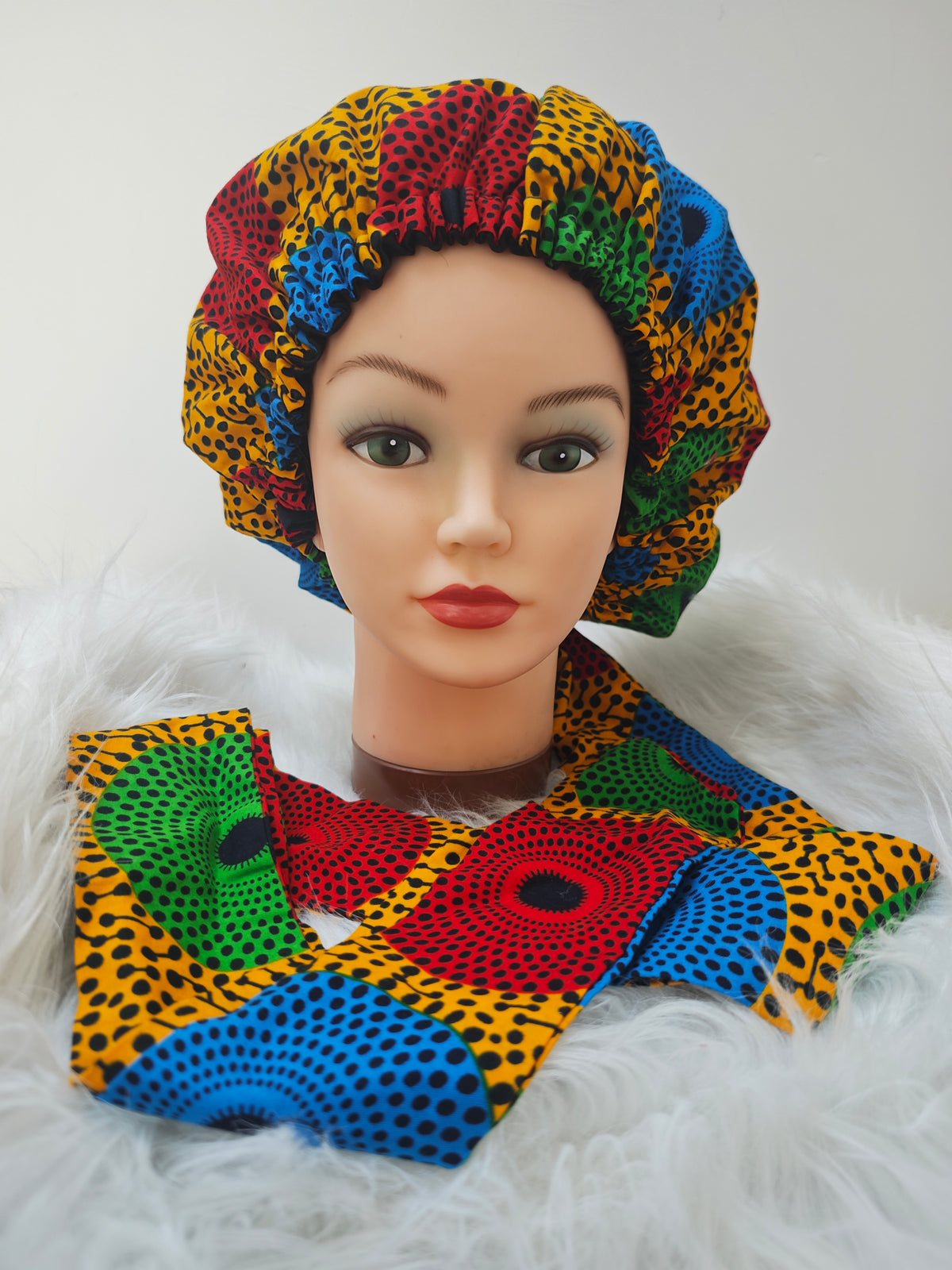 bonnet de nuit pour cheveux, préserve la fibre capillaire de la casse et chute de cheveux mon panier afro