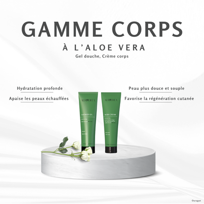 Body care range with Aloe Vera