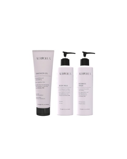 gamme au lait d'ânesse pour chouchouter votre peau gel douche doux lait corps nourrissant nettoyant intime délicat, chaque produit combine les vertus apaisantes et hydratantes du lait d'ânesse