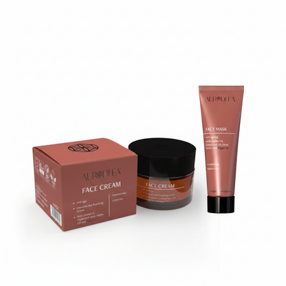 gamme visage à l'huile d'argan pour transformer votre peau. La crème visage nourrit en profondeur  le masque anti-âge lisse les rides et raffermit la peau