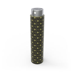 TCOV006 - Monogram Pocket Perfume Case – Hypnotic Rhombus – Green and Yellow