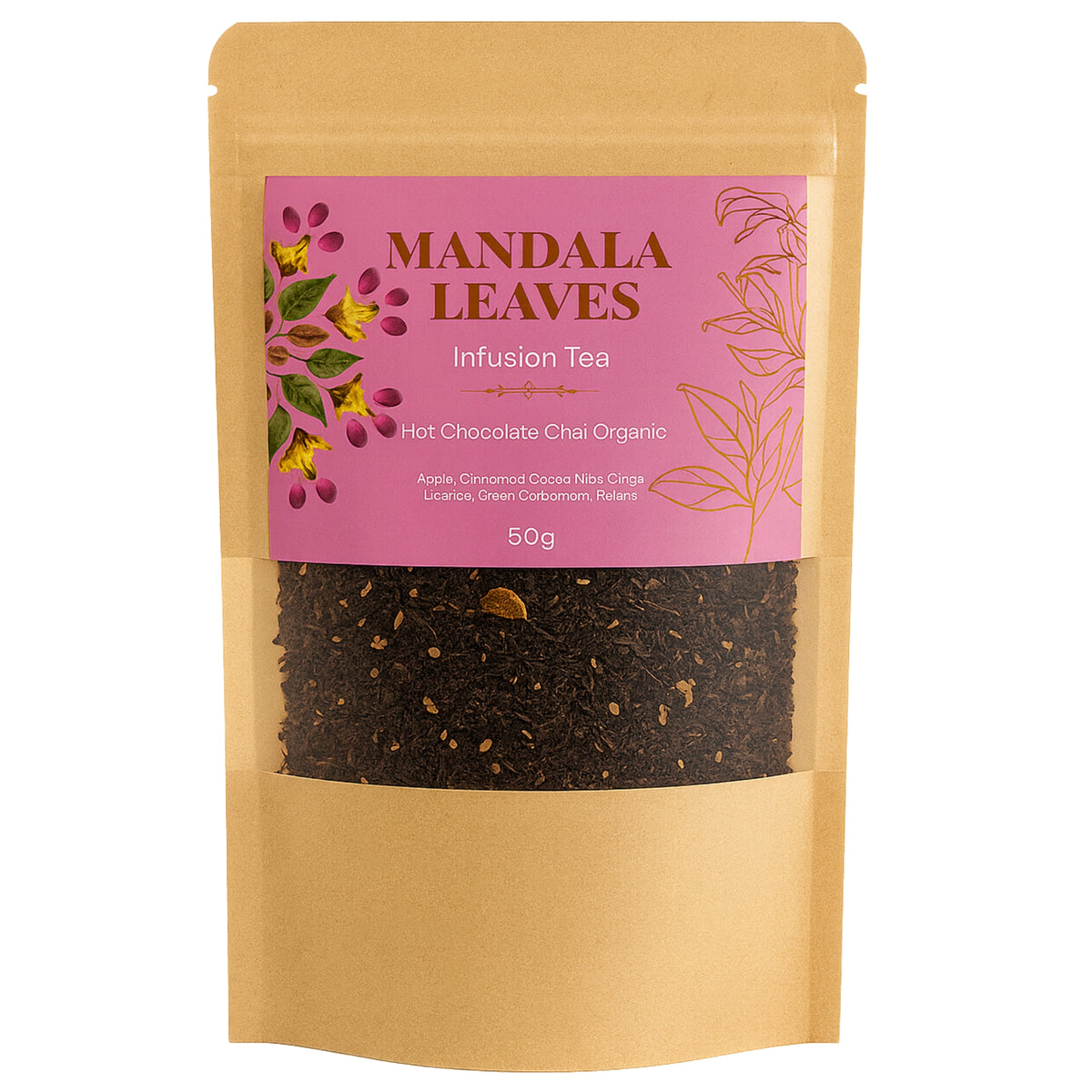 infusion feuilles séchées vrac chocolat chaud mon panier afro