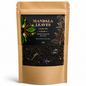 infusion clarté mentale, thé noir à la mauve mon panier afro 50g