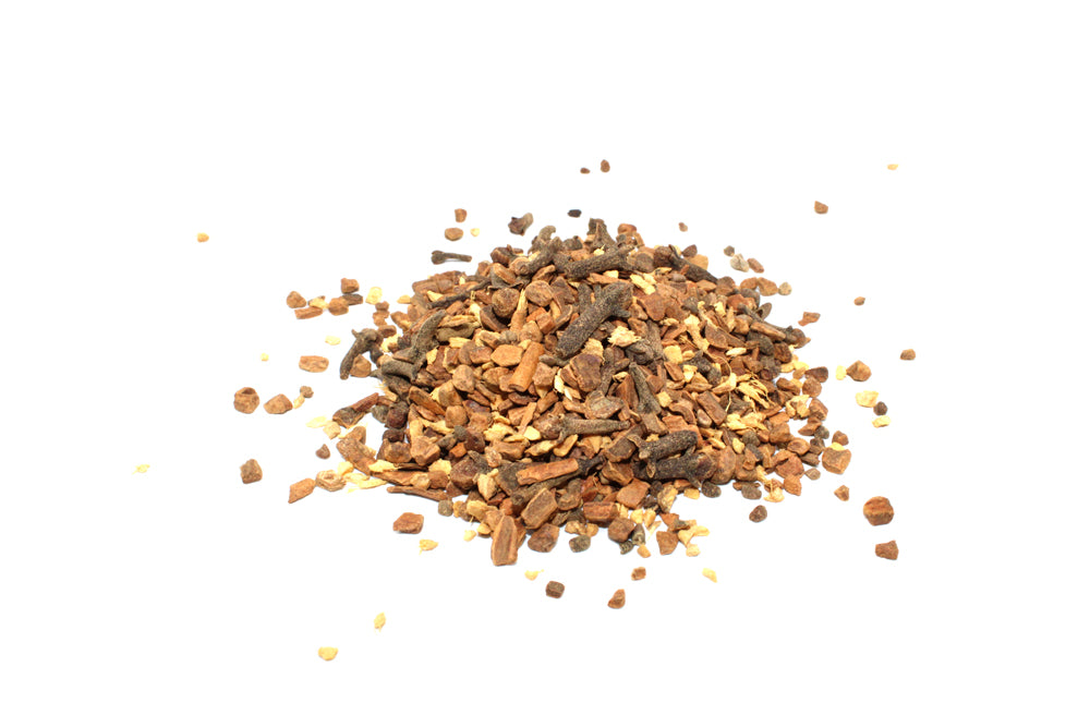 infusion de bonheur mélange d'épices yogiques (cannelle, clou de girofle, gingembre, épices) 50g vrac