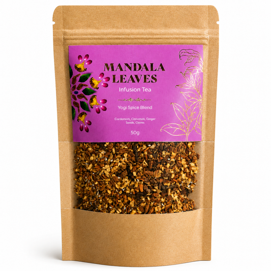 infusion de bonheur mélange d'épices yogiques (cannelle, clou de girofle, gingembre, épices) 50g