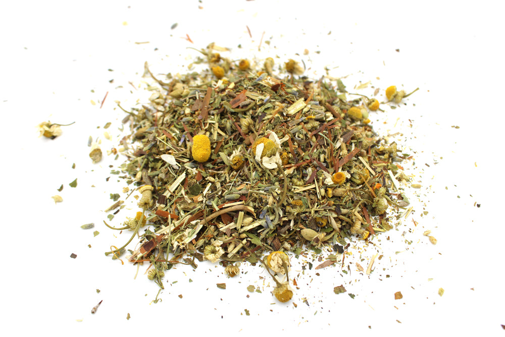 infusion de méditation mélange de camomille, lavande, lemon vrac hors packaging