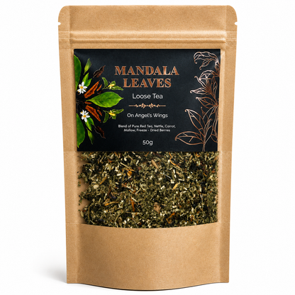 infusion pu'erh de yunnan sur des ailes d'ange en vrac mon panier afro 50g