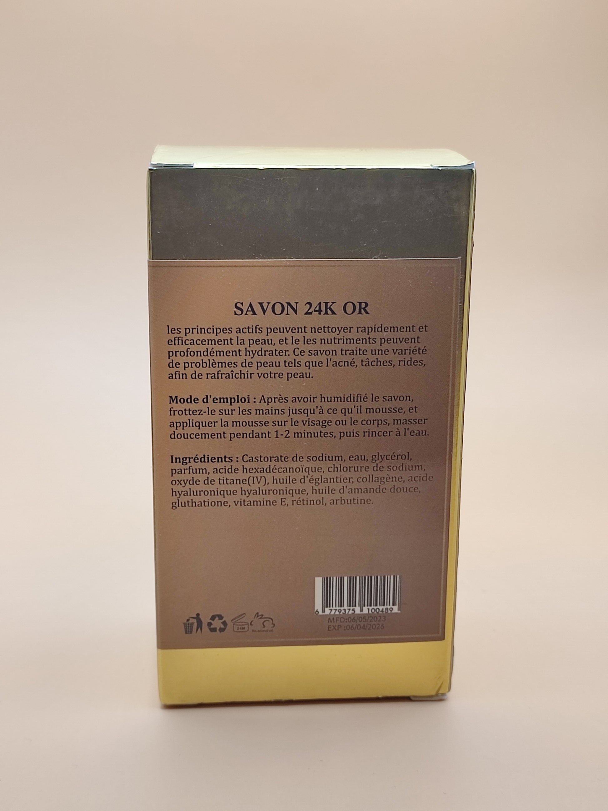 savon 24 karat or mon panier afro destockage