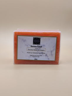 savon eclat curcuma papaye collagene visage et corps mon panier afro destockage