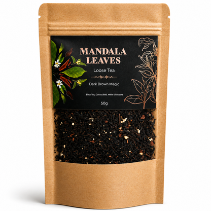 thé au chocolat blanc écorce de cacao en vrac 50g